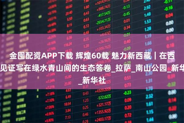 金囤配资APP下载 辉煌60载 魅力新西藏｜在西藏 见证写在绿水青山间的生态答卷_拉萨_南山公园_新华社