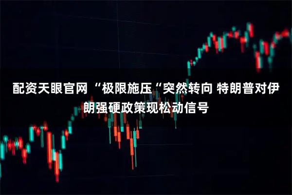 配资天眼官网 “极限施压“突然转向 特朗普对伊朗强硬政策现松动信号