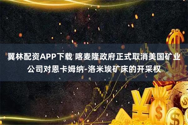 翼林配资APP下载 喀麦隆政府正式取消美国矿业公司对恩卡姆纳-洛米埃矿床的开采权